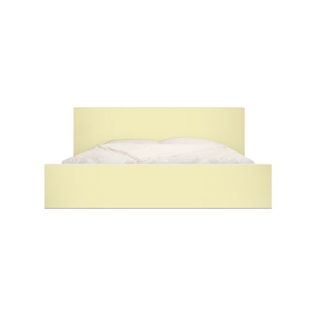 Papier adhésif pour meuble IKEA - Malm lit 140x200cm - Colour Crème