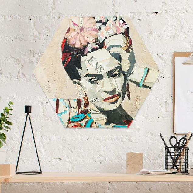 Tableau moderne Frida Kahlo - Collage No.1