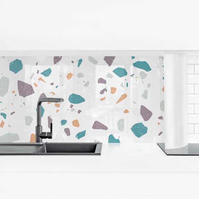 Revêtement mural cuisine - Detailed Terrazzo Pattern Grosseto