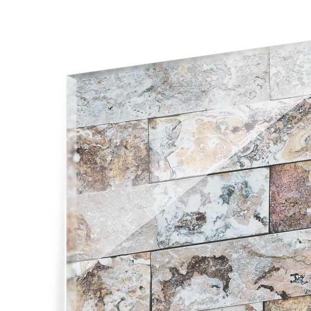 Fond de hotte - Natural Marble Stone Wall