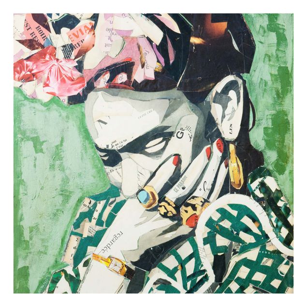 Reproduction tableaux célèbres Frida Kahlo - Collage No.3