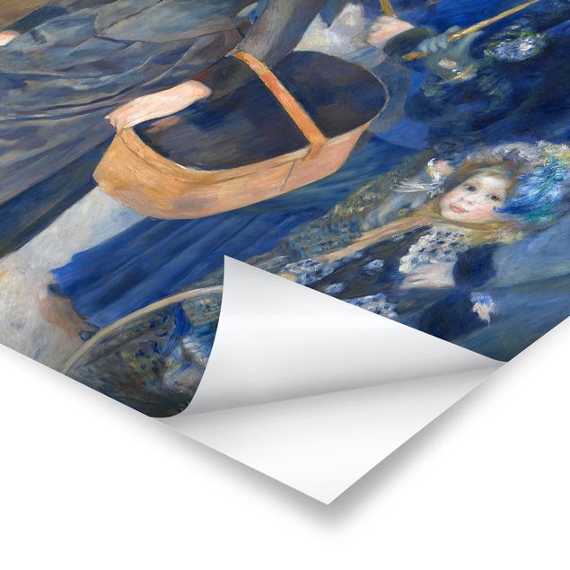 Tableau deco bleu Auguste Renoir - Parapluies