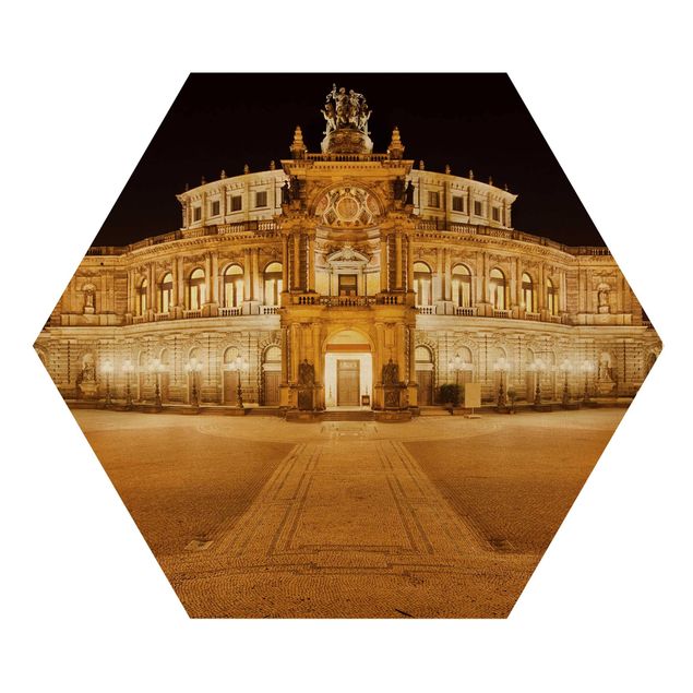 Hexagone en bois - Dresden Opera House