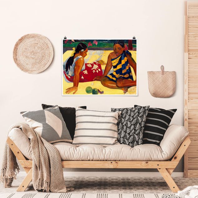 Tableaux Impressionnisme Paul Gauguin - Parau Api (Deux femmes de Tahiti)