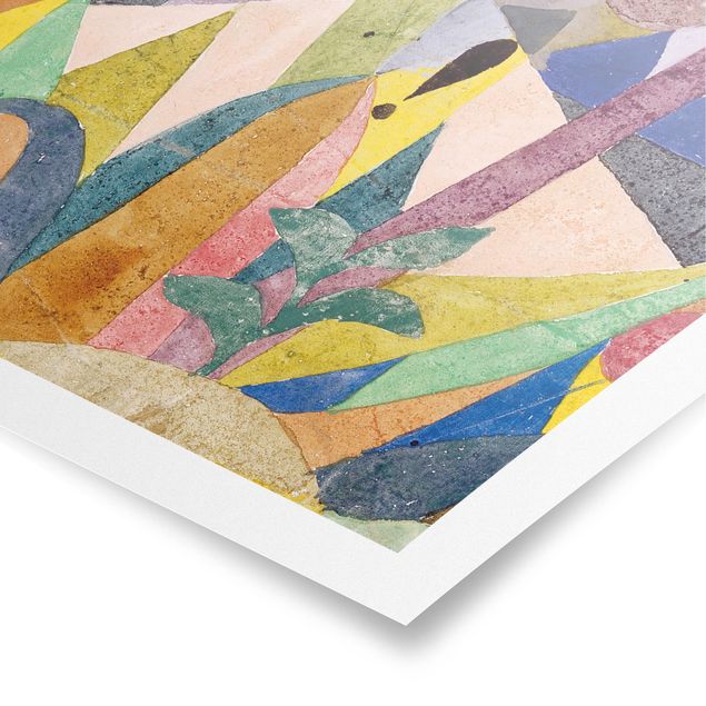 Tableau abstrait Paul Klee - Paysage tropical doux