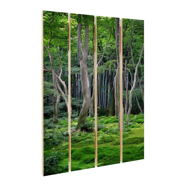 Impression sur bois - Japanese Forest