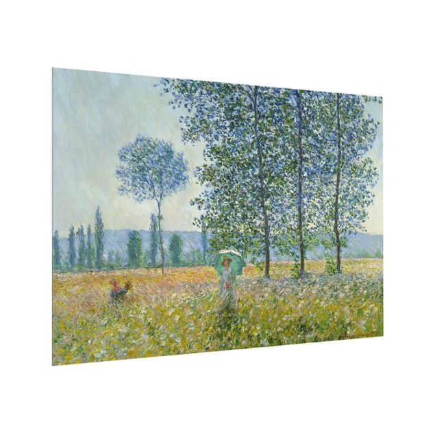 Décoration artistique Claude Monet - Champs au printemps