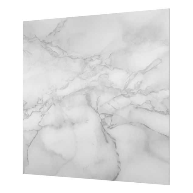 Fond de hotte - Marble Look Black And White