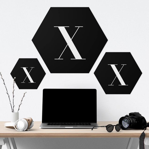 Hexagone en forex - Letter Serif Black X