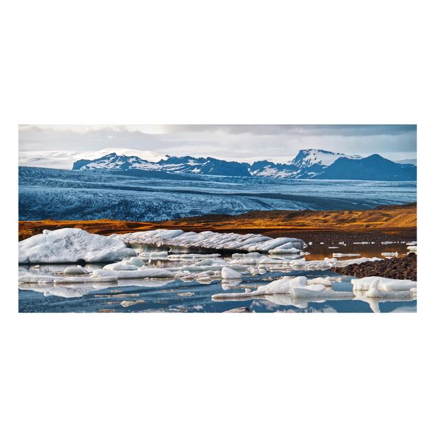 Tableau paysage Lagune de glacier