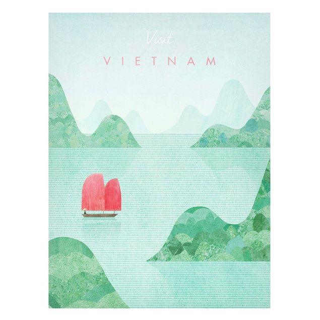 Tableaux Asie Campagne touristique - Vietnam