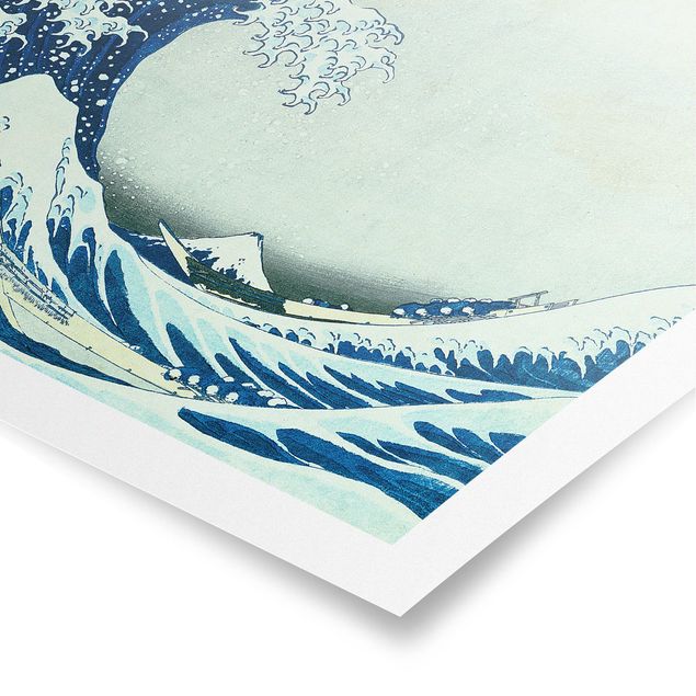 Tableau artistique Katsushika Hokusai - La grande vague à Kanagawa