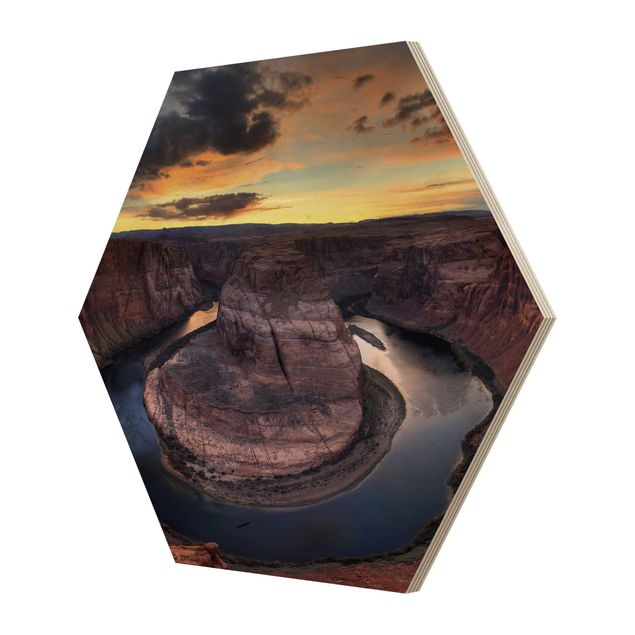Hexagone en bois - Colorado River Glen Canyon