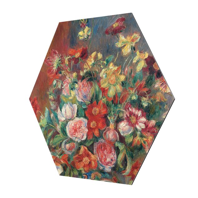 Tableau floral mural Auguste Renoir - Vase à fleurs