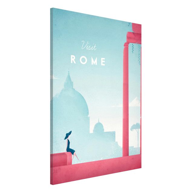 Tableau magnétique - Travel Poster - Rome