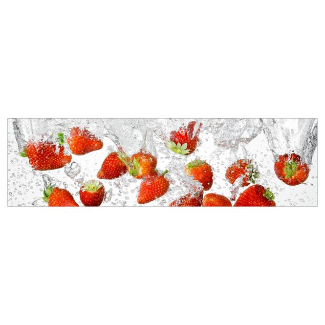 Revêtement mural cuisine - Fresh Strawberries In Water