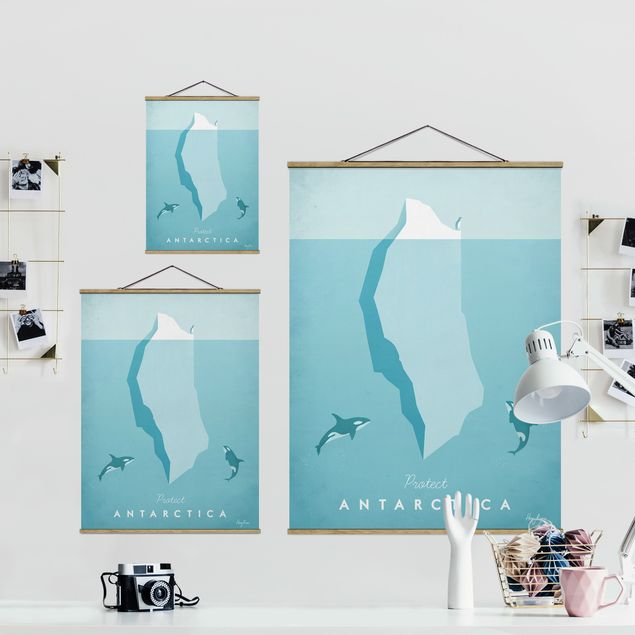 Tableau deco nature Poster de voyage - Antarctique