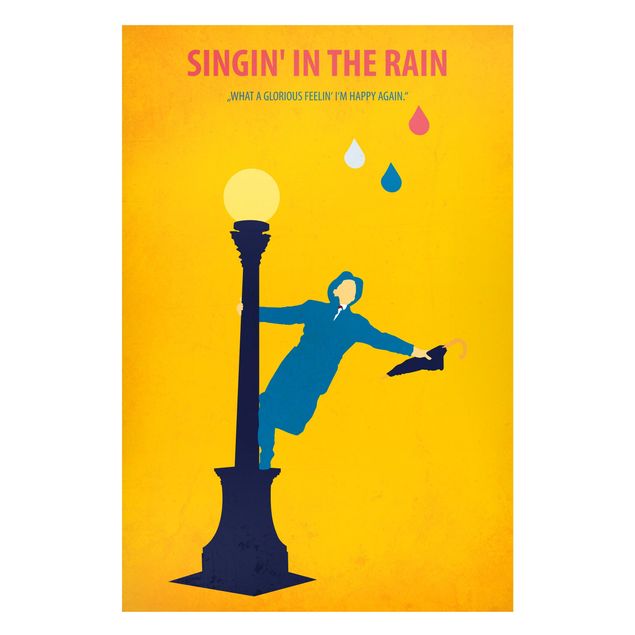 Tableaux moderne Affiche de film Singing In The Rain