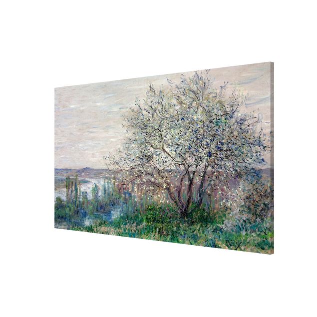Tableau impressionniste Claude Monet - Le printemps à Vétheuil