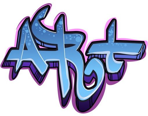 Sticker mural - No.724 Art Graffiti