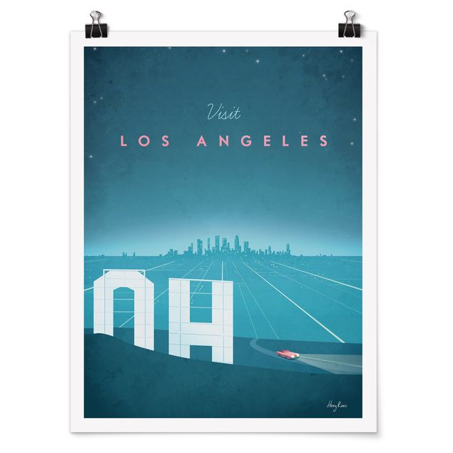 Poster villes Poster de voyage - Los Angeles