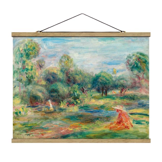 Tableaux arbres Auguste Renoir - Paysage à Cagnes