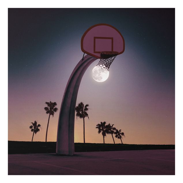 Tableaux moderne Basket avec Lune