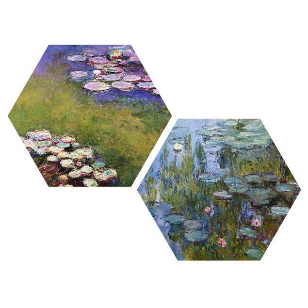 Tableau moderne Claude Monet - Lot de lys