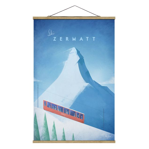 Tableaux Suisse Poster de voyage - Zermatt