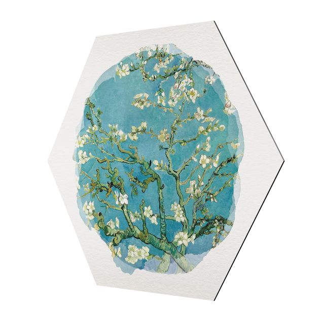 Tableaux moderne Aquarelles - Vincent Van Gogh - Amandiers en fleur