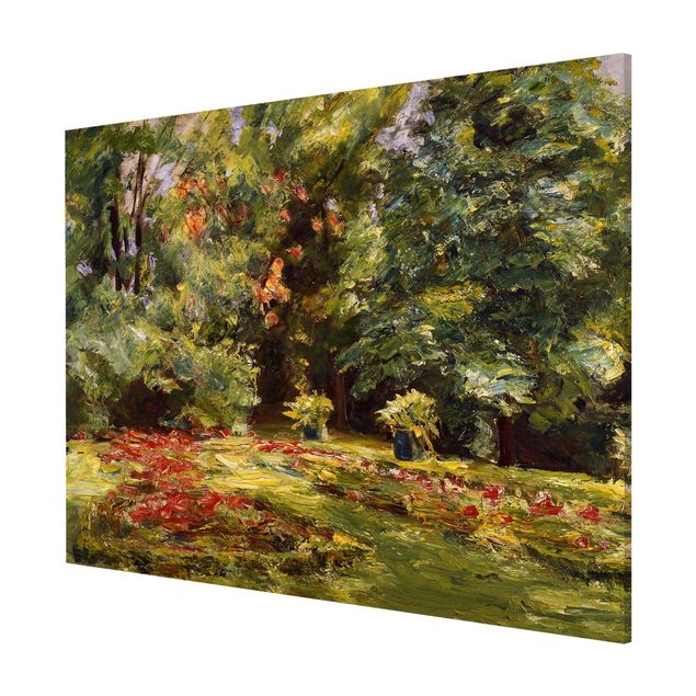 Tableau impressionniste Max Liebermann - Terrasse fleurie du Wannseegarten