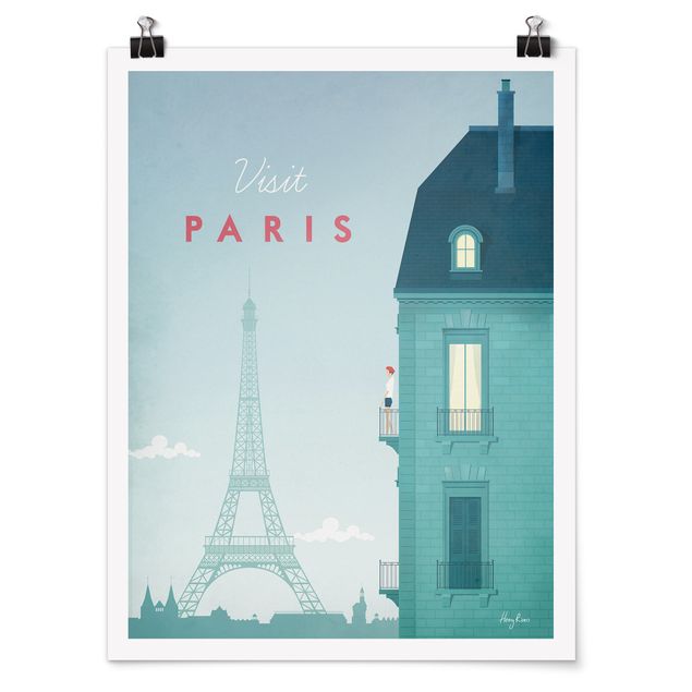 Posters retro Poster de voyage - Paris