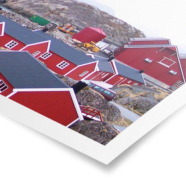 Posters paysage Colonisation dans le fjord