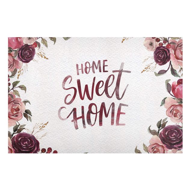 Tableaux modernes Home Sweet Home Aquarelle sur papier