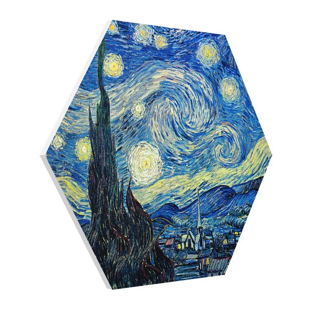 Tableau Pointillisme Vincent Van Gogh - La nuit étoilée