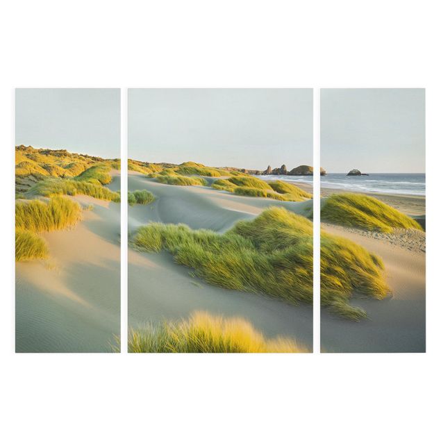 Tableau paysages Dunes et herbes à la mer