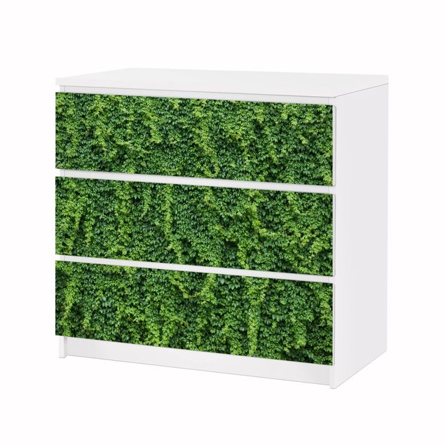 Papier adhésif pour meuble IKEA - Malm commode 3x tiroirs - Ivy