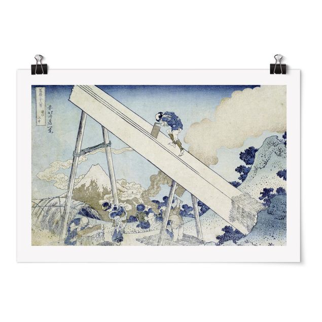 Tableaux Artistiques Katsushika Hokusai - Dans les montagnes de Totomi
