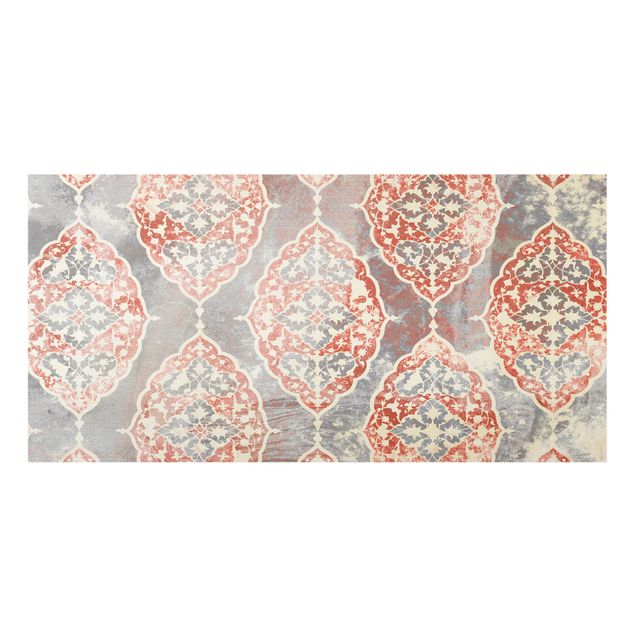Fonds de hotte - Persian Vintage Pattern In Indigo III - Format paysage 2:1