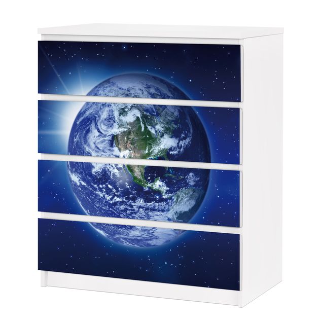 Papier adhésif pour meuble IKEA - Malm commode 4x tiroirs - Mother Earth