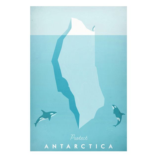 Tableaux paysage Poster de voyage - Antarctique