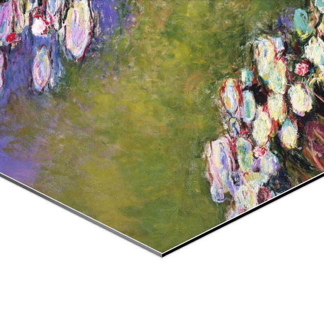 Tableau lilas Claude Monet - Lot de lys