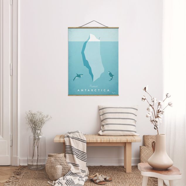 Tableau bord de mer Poster de voyage - Antarctique