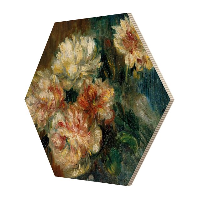 Tableau décoration Auguste Renoir - Vase de pivoines