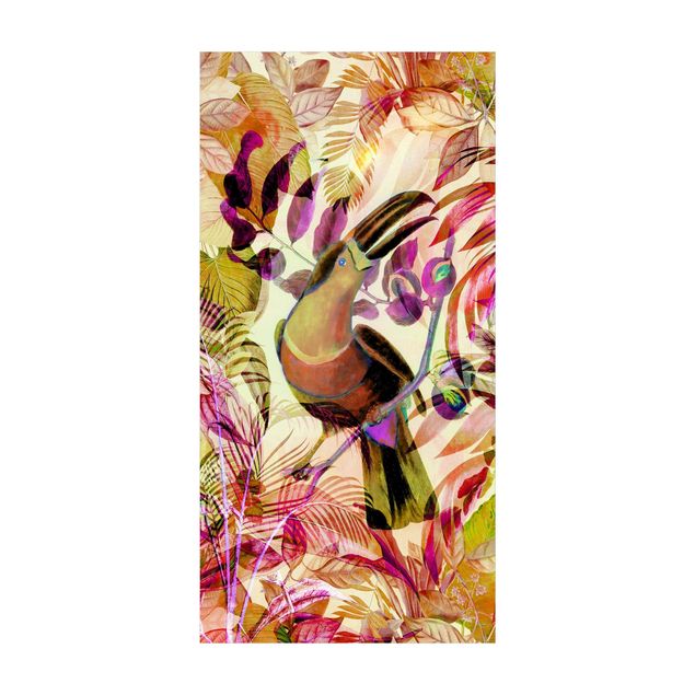 tapis modernes Collage coloré - Toucan