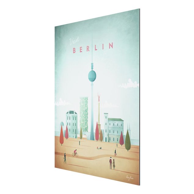 Tableaux vintage Poster de voyage - Berlin