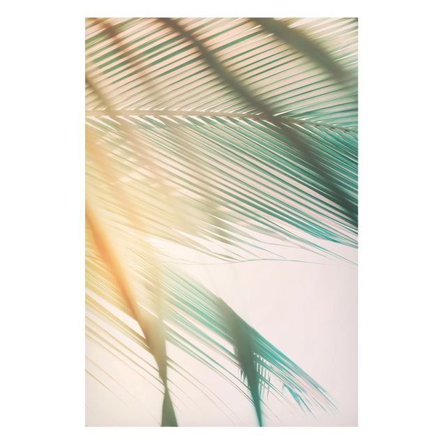 Tableaux paysage Plantes Tropicales Palmiers au Coucher du Soleil II