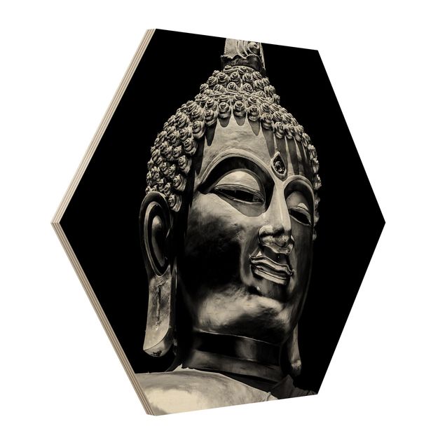 Tableaux reproductions Visage de Statue de Bouddha