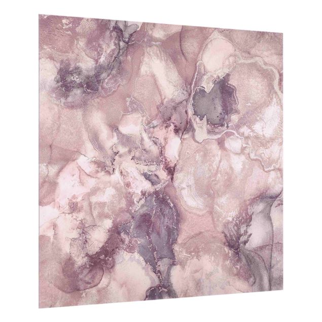 Tableaux de Andrea Haase Expériences de couleurs - Marbre - violet