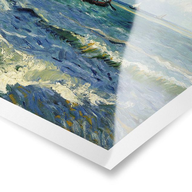 Tableaux Artistiques Vincent Van Gogh - Paysage marin près des Saintes-Maries-De-La-Mer